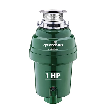 Whitehaus High Effciency Garbage Disposal W/ Brass Flange And Quiet Operation, Ch WH007-C